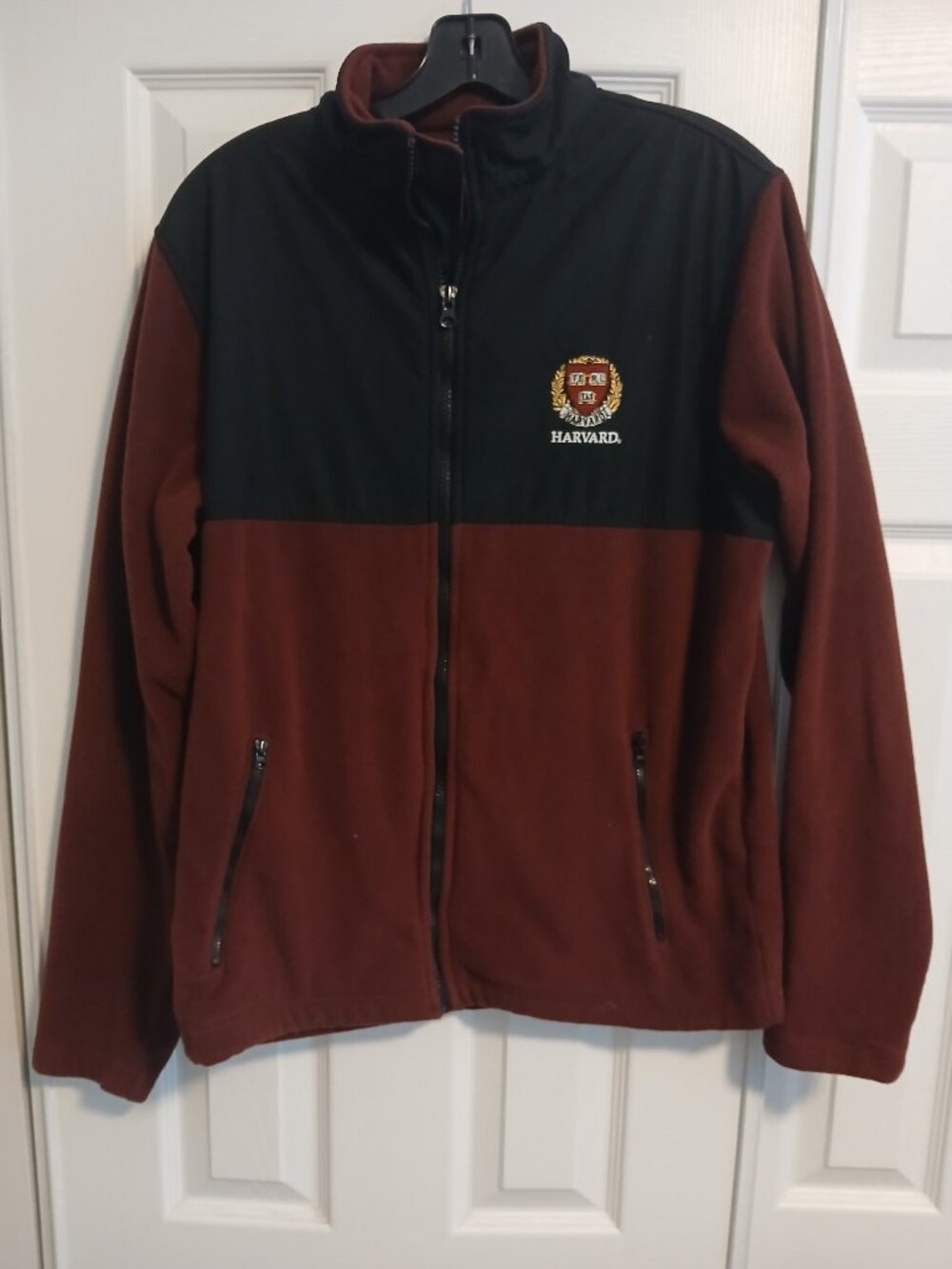 Harvard University Fleece Zip Up Jacket